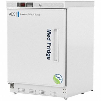 AMERICAN BIOTECH SUPPLY Refrigerator White 4.6 cu ft 120 V, 787A15