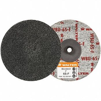 WALTER SURFACE TECHNOLOGIES Finishing Disc Silicon Carbide 3 dia, 804CK9