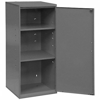DURHAM MFG WallCab 30 x13 3/4 x12 3/4 Gray 2Shlv, 3KR01