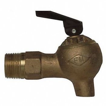 GRAINGER APPROVED Faucet Brass Brown NPS NPT, 3NKP4
