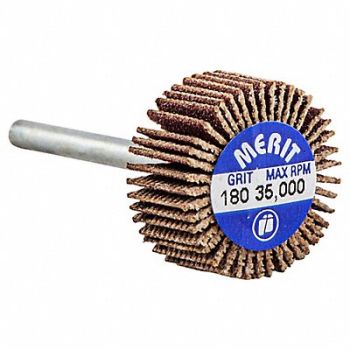 MERIT Flap Wheel Aluminum Oxide 3/4 dia, 804KA4