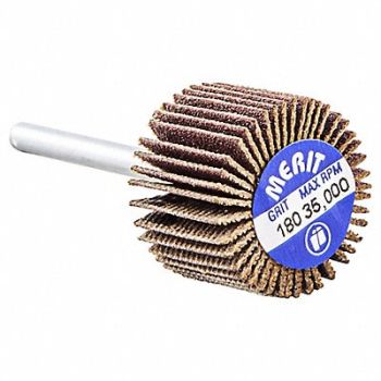 MERIT Flap Wheel Aluminum Oxide 3/4 dia, 804KA5