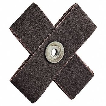MERIT Cross Pad Aluminum Oxide Grit 80, 804KW5