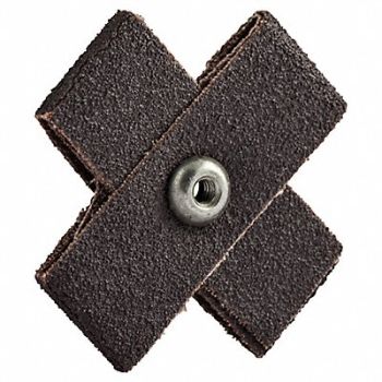 MERIT Cross Pad Aluminum Oxide Grit 80, 804KW7