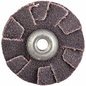 MERIT Overlap Slotted Disc Aluminum Grit 100, 804KW8