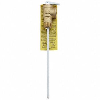 WATTS Temperature Pressure Relief Valve Brass, 794JP9