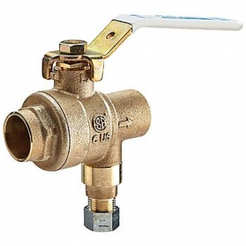 WATTS Ball And Relief Valve Bronze 125 psi, 794JT7