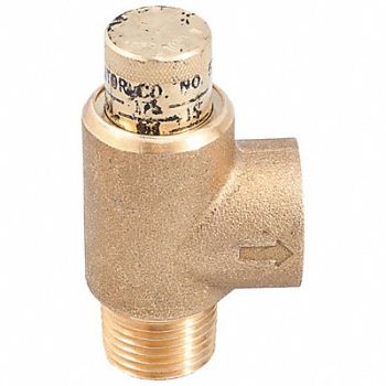 WATTS Pressure Relief Valve Brass 150 psi, 794JU6