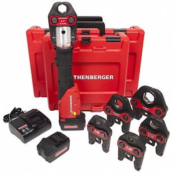 ROTHENBERGER Press Tool 7200lb Crimp Force, 53RE83