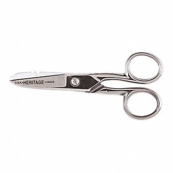 KLEIN TOOLS Electrician Scissor Serrated, 806ZG4