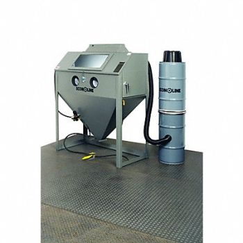 ECONOLINE Abrasive Blast Cabinet Steel 48 x24, 65KU10