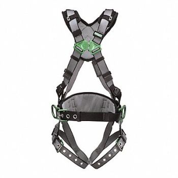 MSA Full Body Harness V-FIT 2XL, 197EA6