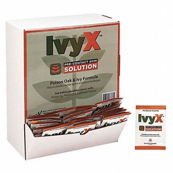 IVYX Pre-Contact Cleanser Poison Oak/Ivy PK50, 2AW82