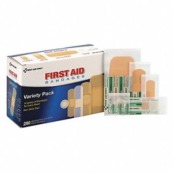 FIRST AID ONLY Adhesive Bandage Sheer Plastic Box, 101CV3