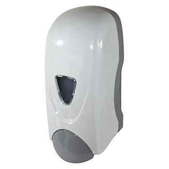 IMPACT PRODUCTS Soap Dispenser Foam Bottle White/Gray, 102EF5