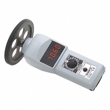 SHIMPO Tachometer 0.10 to 25 000 rpm, 21YD69
