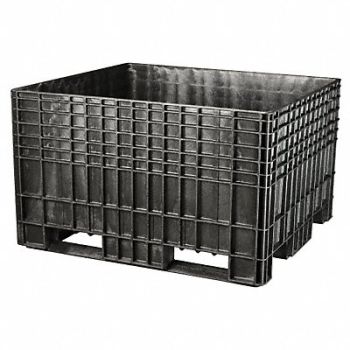 BUCKHORN J0556 Bulk Container Black Solid, 10A141