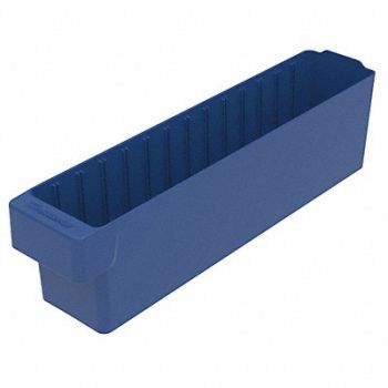 AKRO-MILS D5439 Drawer Bin Blue Polystyrene 4 5/8 in, 10A147