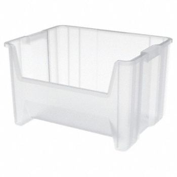 AKRO-MILS F8828 Stacking Bin Clear Plastic 12 7/16 in, 10A164