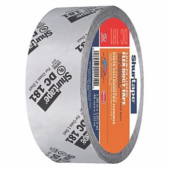 SHURTAPE Duct Tape Silver 1 7/8inx120yd 2.7 mil, 10A375