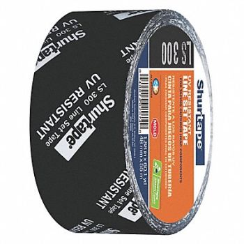 SHURTAPE Film Tape 1 7/8inx60 yd Black 2.85 mil, 10A411