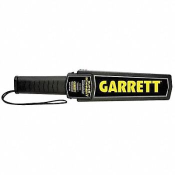 GARRETT METAL DETECTORS Hand-Held Metal Detector Plastic, 10A457