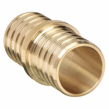 ZURN PEX Coupling Low Lead Brass 1/2 Tube 1 Pipe, 10A593