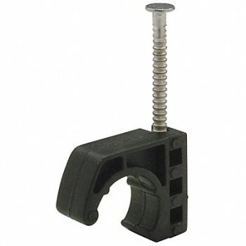 ZURN PEX Nail Clamp Plastic 7/16 H 3 3/4 L, 10A678