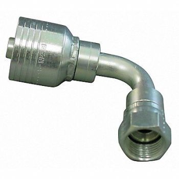 EATON AEROQUIP Crimp Fitting 90deg 3/4 ID 1-5/16 FJIC, 472A39