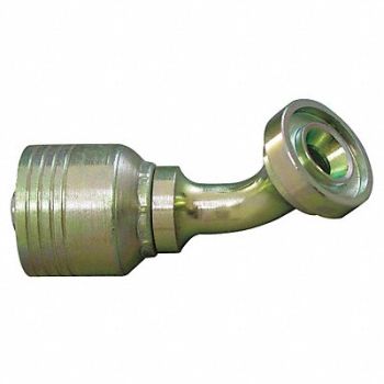 EATON AEROQUIP Crimp Fitting 45 Deg 1-1/2 ID MFlange, 472A15