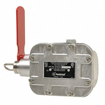 APPLETON ELECTRIC Cable Pull Switch 15A Left 25 lbs TCDB, 10K861