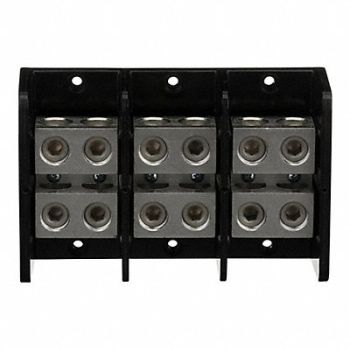 SQUARE D Power Distr Block Al/Cu 600V AC/DC, 10C737