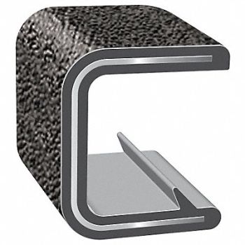 TRIM LOK INC Edge Trim Jumbo Clip 0.92 In W 100 Ft, 10C969