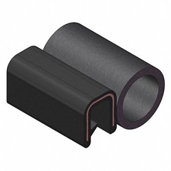 TRIM LOK INC Trim Seal Alum Clip 0.23 In W 25 Ft, 10D070