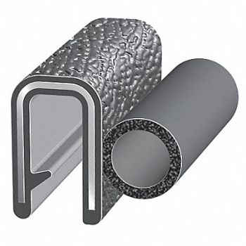 TRIM LOK INC Trim Seal Alum Clip 0.23 In W 100 Ft, 10C985
