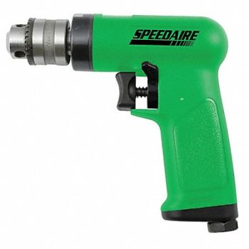 SPEEDAIRE Drill Air-Powered Pistol Grip 3/8 in, 10D240