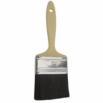 TOUGH GUY Brush 2 1/2 Flat Sash Polyester 1 3/4 L, 10D447