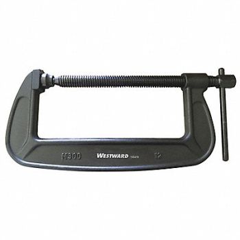 WESTWARD C-Clamp 11-5/8 Steel Hvy Duty 15 000 lb, 10D479