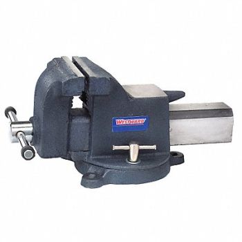 WESTWARD Combination Vise Serrated Jaw 8 7/8 L, 10D695