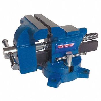 WESTWARD Combination Vise Serrated Jaw 5 7/8 L, 10D702