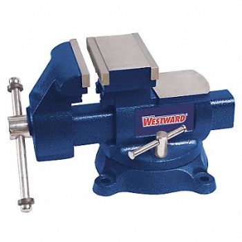 WESTWARD Combination Vise Serrated Jaw 10 1/2 L, 10D711