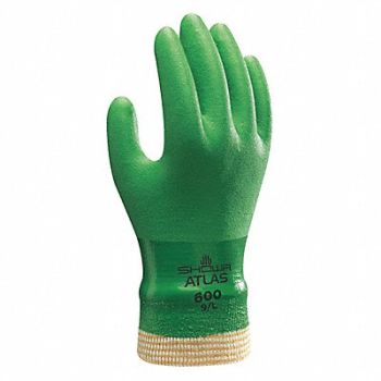 SHOWA Coated Gloves Green XL PR, 10D930