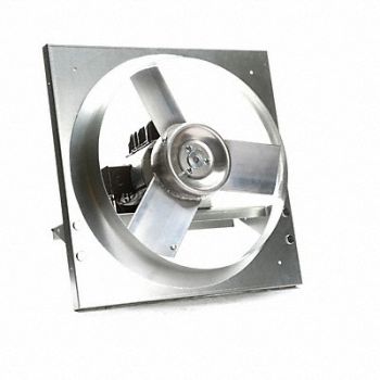 DAYTON Exhaust Fan 16In Bl Aluminum 115/230V, 10D983