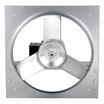DAYTON Exhaust Fan 20In Bl Alum 208-230/460V, 10D988
