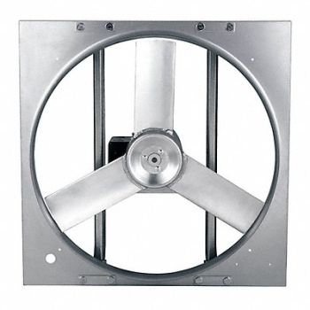 DAYTON Exhaust Fan 24In Bl Aluminm 115/230V, 10D990