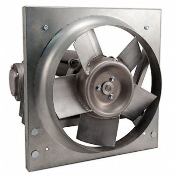 DAYTON Panel Exhst Fan 12In Bl Alm 115/208-230V, 32ZN53