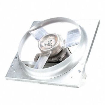 DAYTON Pnl ExhstFn 16In Bl Alum 208-230/460V, 10D998
