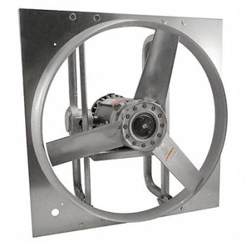 DAYTON Pnl ExhstFn 24In Bl Alum 115/208-230V, 10E005