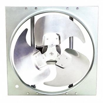 DAYTON Exhaust Fan 24In Bl Alumnm 115/230V, 10E047