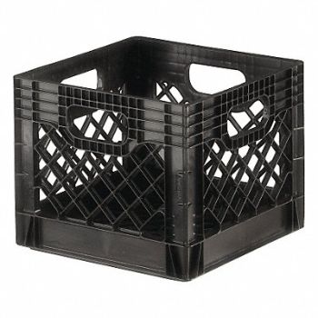 ORBIS Straight Wall Ctr Black Vented Plastic, 10E133